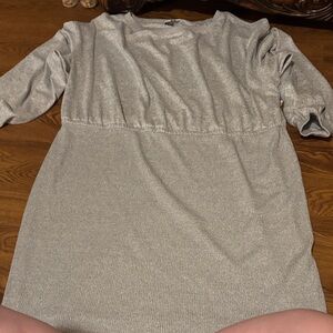 Nine West Gray So Soft Casual Dress